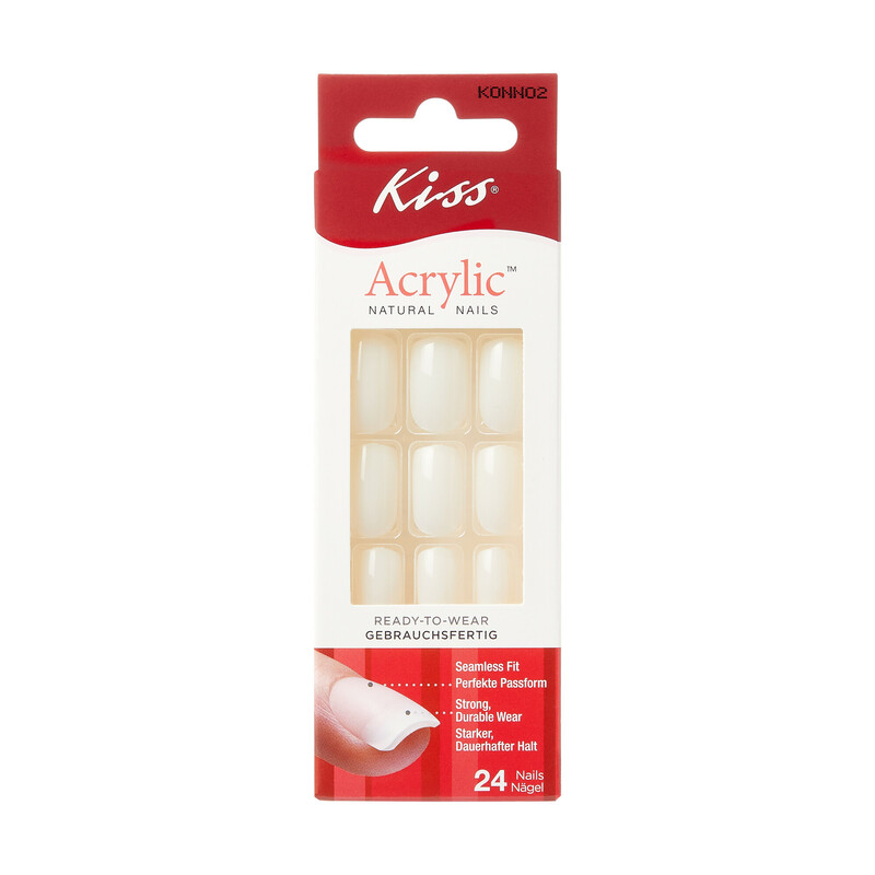 ხელოვნური ფრჩხილები KS Natural Nails - Ultra Natural- Kiss